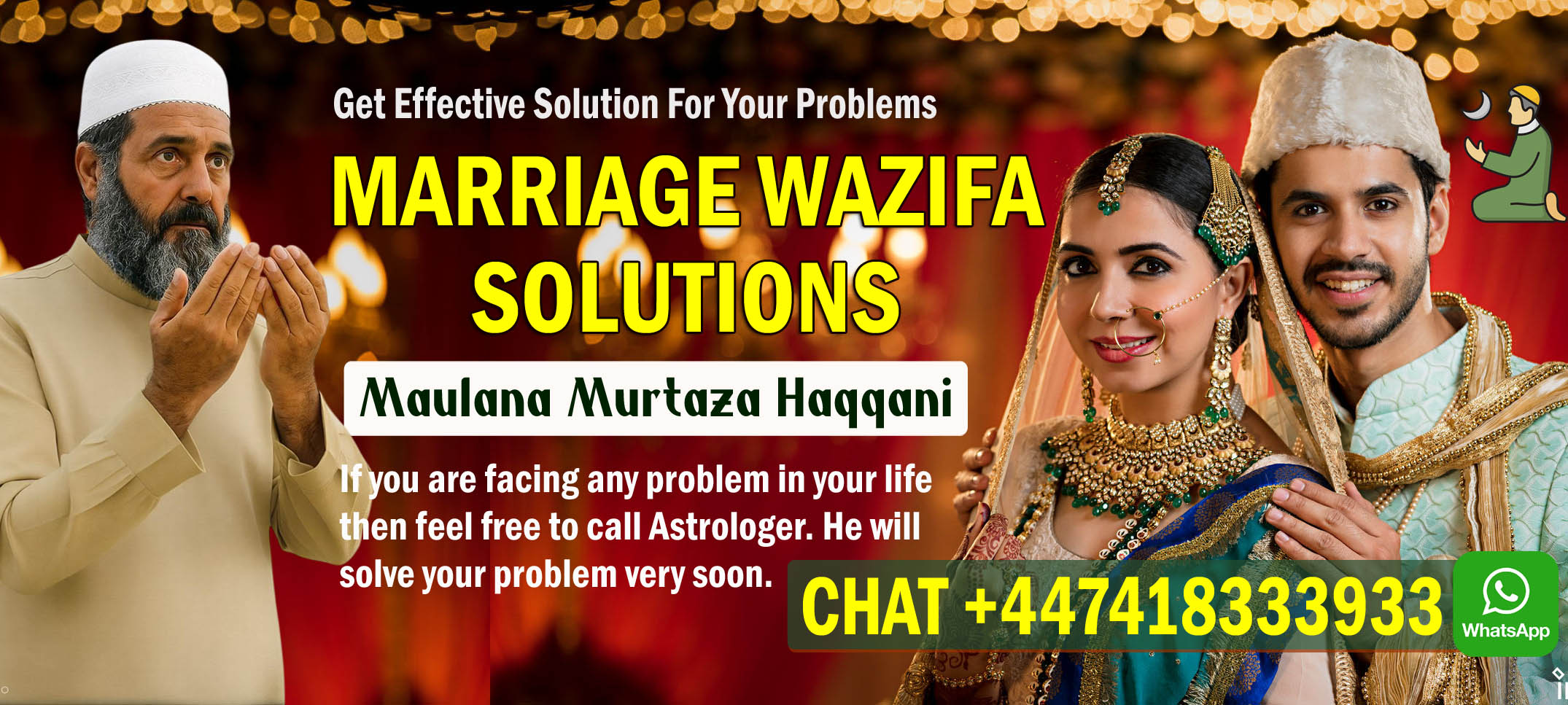 Maulana Murtaza Haqqani +447418333933