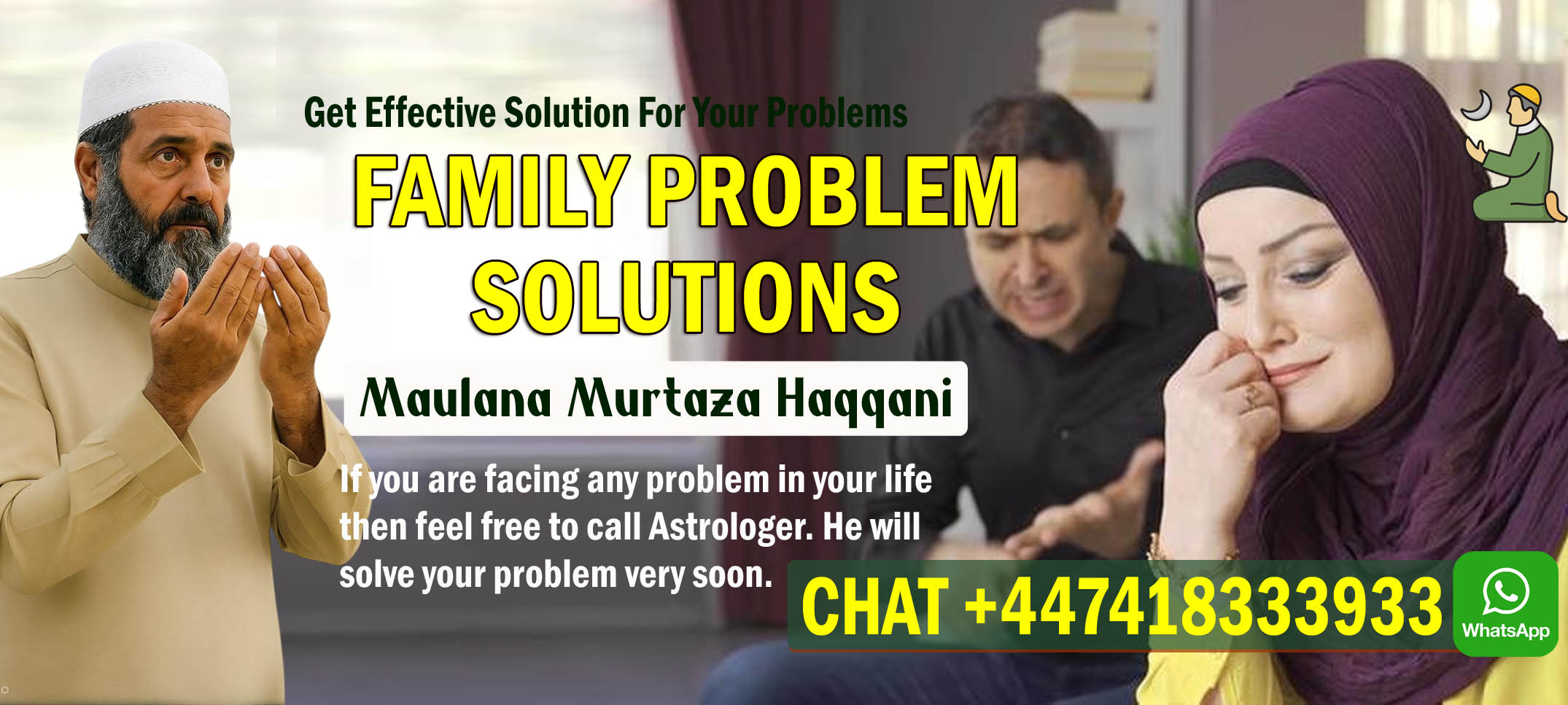 No.1 Maulana Murtaza Haqqani +447418333933